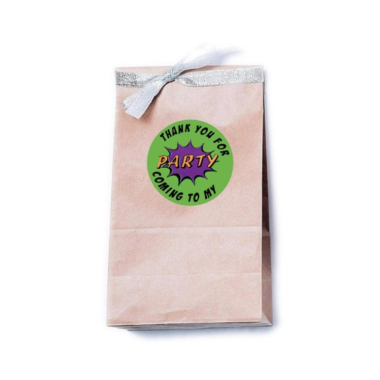 Floral Heart-shaped Thank You Sticker Wedding Decoration Label, Size: 2.5cm / 1 inch(A-196) - Sticker & Tags by PMC TechLife | Online Shopping South Africa | PMC TechLife