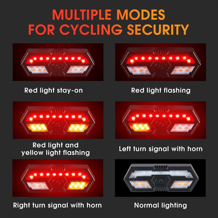 WEST BIKING Bicycle Remote Control Tail Light With Horn Tone(Black) - free shipping - PMC TechLife - Order now!