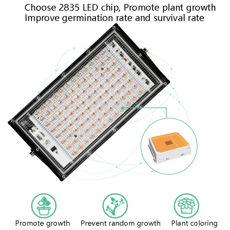 LED Plant Light Full Spectroscopy Waterproof Growth Lamp Three-wire Access 24 Beads 25W - LED Grow Lights by PMC TechLife | Online Shopping South Africa | PMC TechLife
