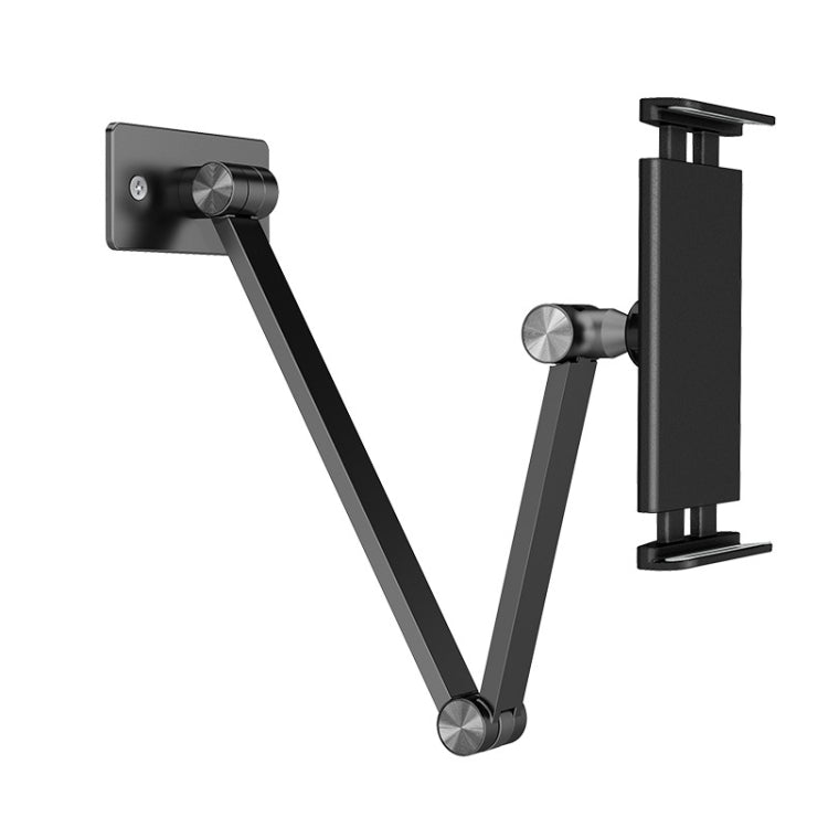 WS-2 Wall-Mounted Folding Telescopic Holder For Mobile Phone And Tablet(Black Gray) - free shipping - PMC TechLife - Order now!
