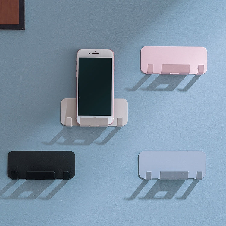 2 PCS  Punch-Free Wall-Mounted Rack Mobile Phone Charging Holder(Blue) - Hand-Sticking Bracket by PMC TechLife | Online Shopping South Africa | PMC TechLife