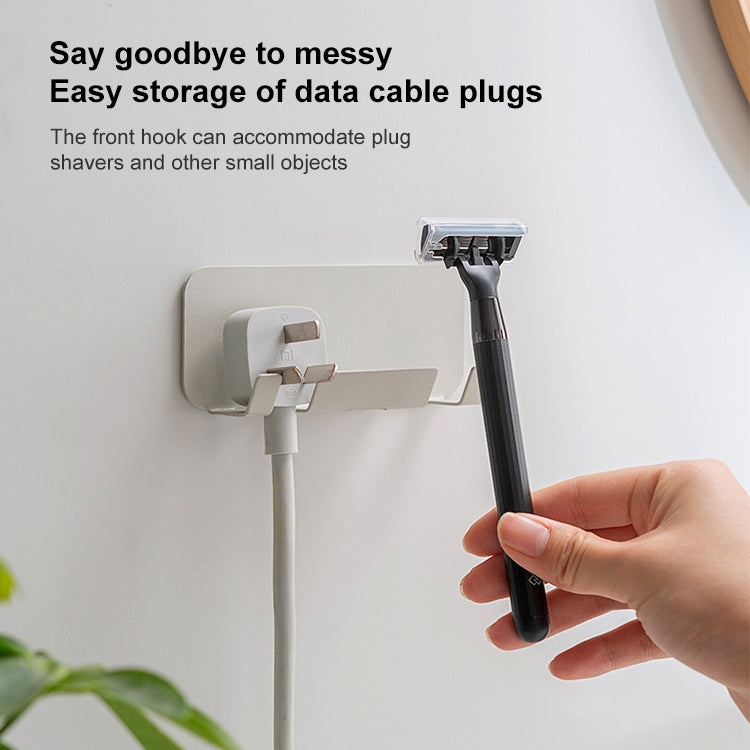 2 PCS  Punch-Free Wall-Mounted Rack Mobile Phone Charging Holder(Blue) - Hand-Sticking Bracket by PMC TechLife | Online Shopping South Africa | PMC TechLife