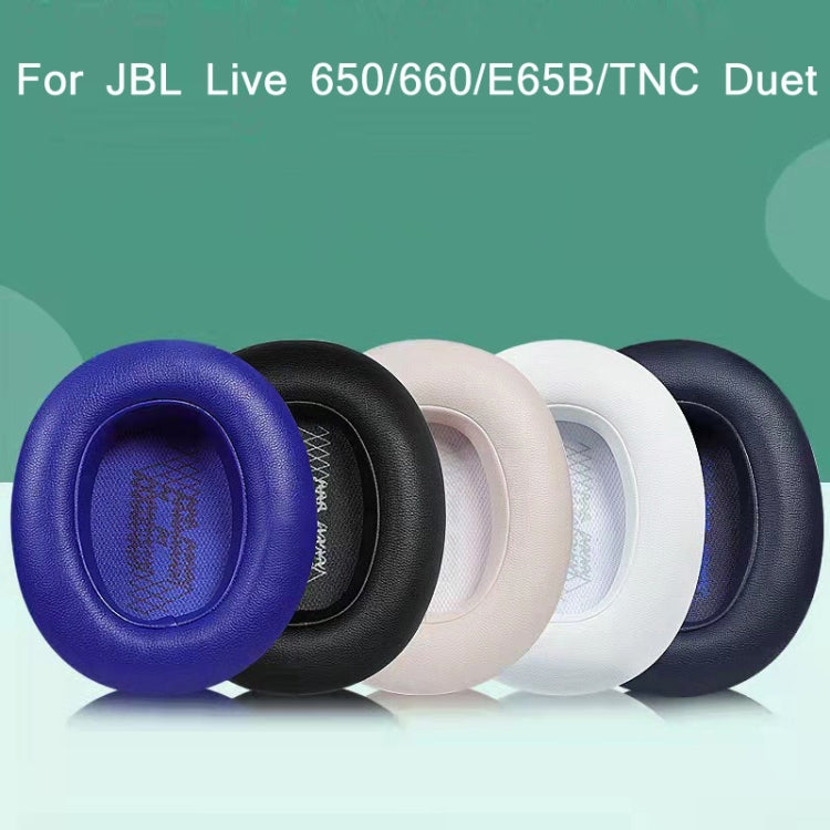 1 Pair Sponge Earphone Cover For JBL Live 650BT/660NC/Duet(Midnight Blue) - Earmuff & Pad by PMC TechLife | Online Shopping South Africa | PMC TechLife