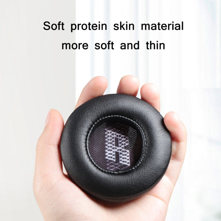 1 Pair Protein Skin Sponge Earphone Cover For JBL E45BT/E35/E45(B-Black) - Earmuff & Pad by PMC TechLife | Online Shopping South Africa | PMC TechLife