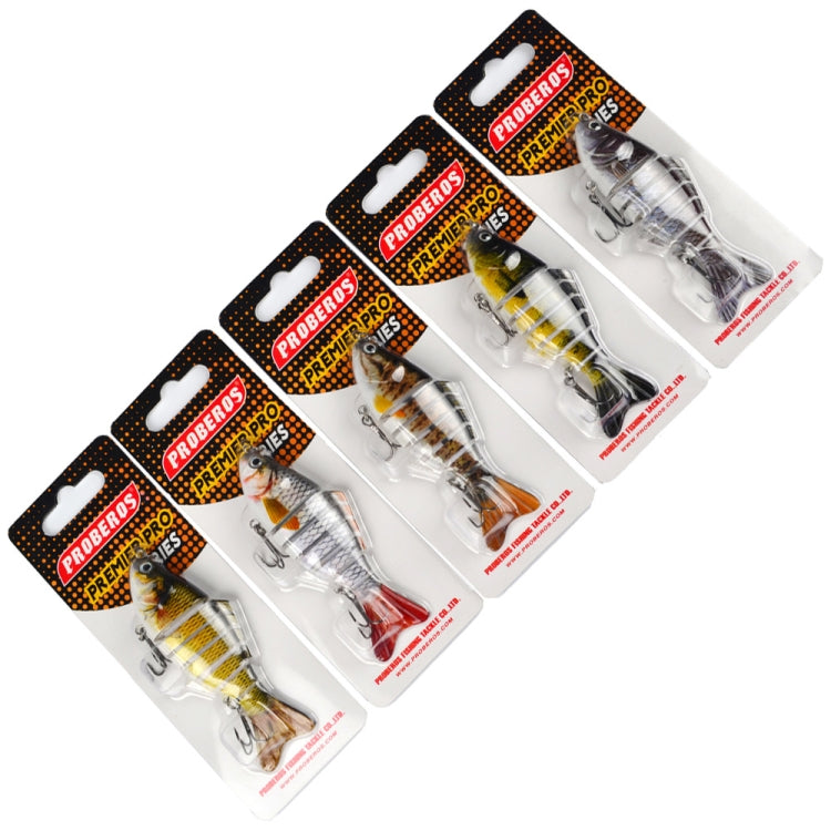 2 PCS PROBEROS HS001 10cm 15.5g Road Sub-Fish Bait Plastic Hard Bait(D) - Fishing Lures by PMC TechLife | Online Shopping South Africa | PMC TechLife