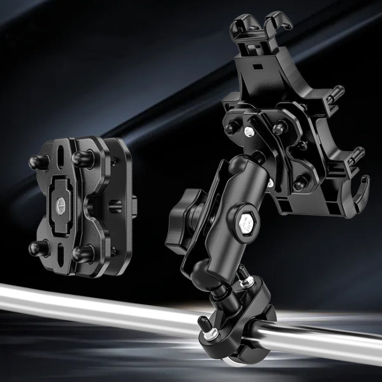 JZ01 Motorcycle Mobile Phone Holder Frame Shock Absorber - Holder by PMC TechLife | Online Shopping South Africa | PMC TechLife