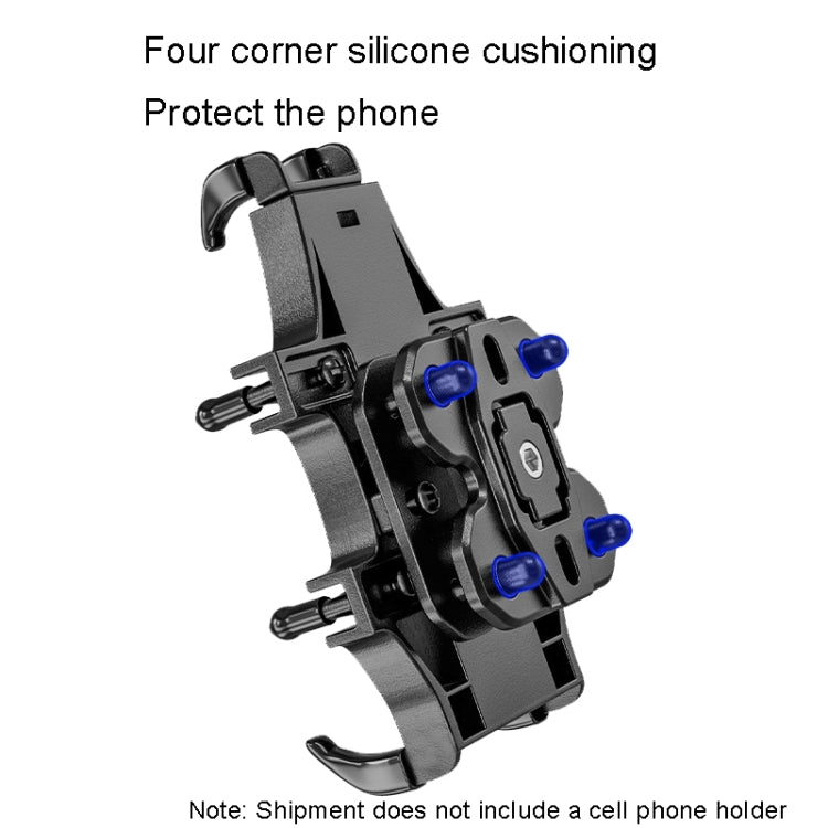 JZ01 Motorcycle Mobile Phone Holder Frame Shock Absorber - Holder by PMC TechLife | Online Shopping South Africa | PMC TechLife