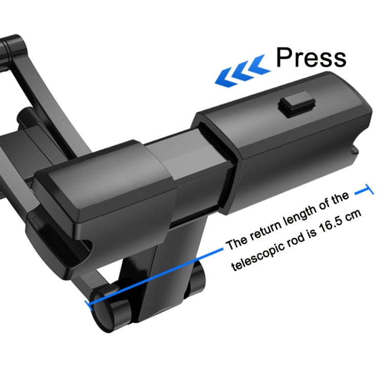 PB-45B Car Rear Aluminum Alloy Telescopic Mobile Phone Holder(Black Color Box) - free shipping - PMC TechLife - Order now!