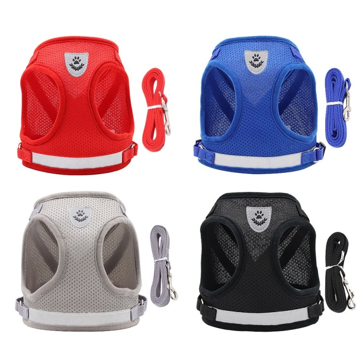 BL-844 Pet Chest Straps Reflective Breathable Dog Rope, Size: M(Silver Gray) - Leashes & Chest Strap by PMC TechLife | Online Shopping South Africa | PMC TechLife | Buy Now Pay Later Mobicred