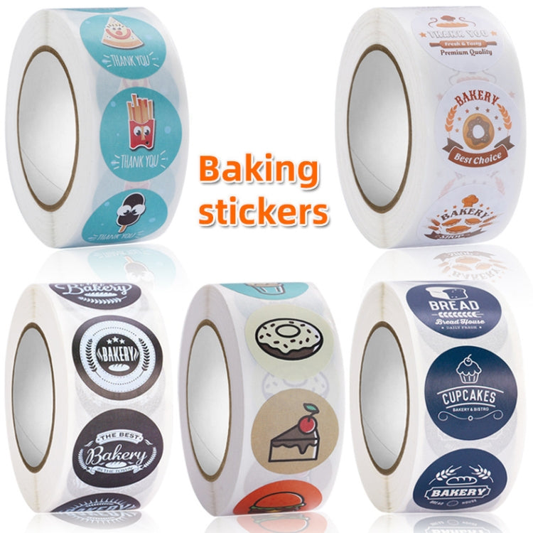 Bakery Cake Shop Cartoon Cute Sticker Decorative Sealing Sticker, Size: 2.5cm / 1 Inch(HA021) - Sticker & Tags by PMC TechLife | Online Shopping South Africa | PMC TechLife