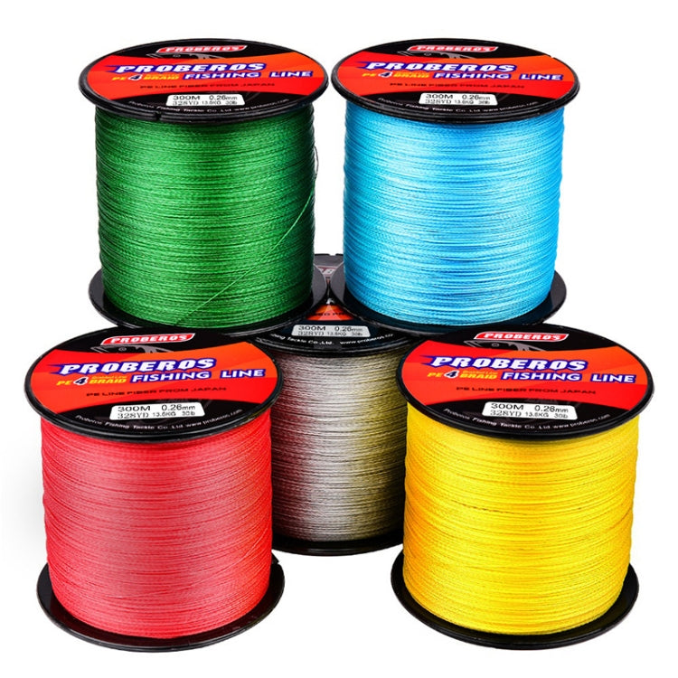PROBEROS 4 Edited 300M Fish Line, Line number: 4.0 / 40LB(Green) - free shipping - PMC TechLife - Order now!