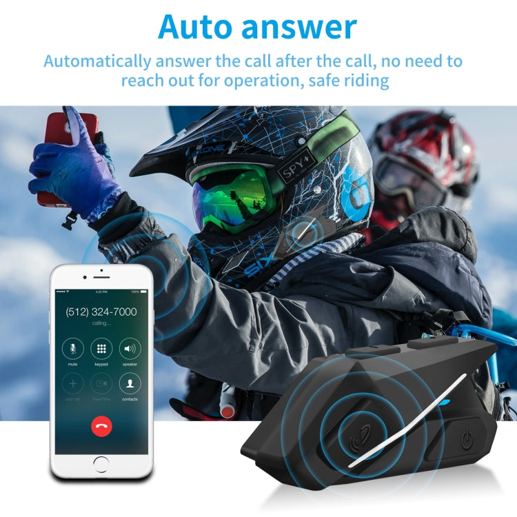yz06 Wireless Bluetooth Helmet Headphones - Motorcycle Walkie Talkie by PMC TechLife | Online Shopping South Africa | PMC TechLife