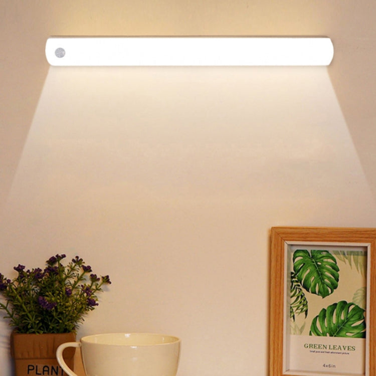 Magnetic Rechargeable Cabinet Bedside Human Body Induction Lamp, Specification: 400 mAh Without Switch 15cm(White Light) - Sensor LED Lights by PMC TechLife | Online Shopping South Africa | PMC TechLife