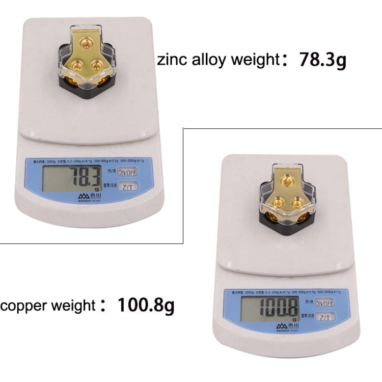 DB31 Car Audio Amplifier Modified Insurance 1 Point 2 Splitter, Specification: Zinc Alloy - Car Amplifiers by PMC TechLife | Online Shopping South Africa | PMC TechLife
