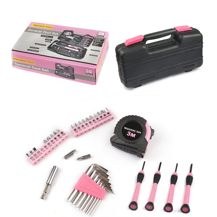10127 39 In 1 Lady Tool Set Household Hardware Tools(Pink) - Combination Kit by PMC TechLife | Online Shopping South Africa | PMC TechLife | Buy Now Pay Later Mobicred