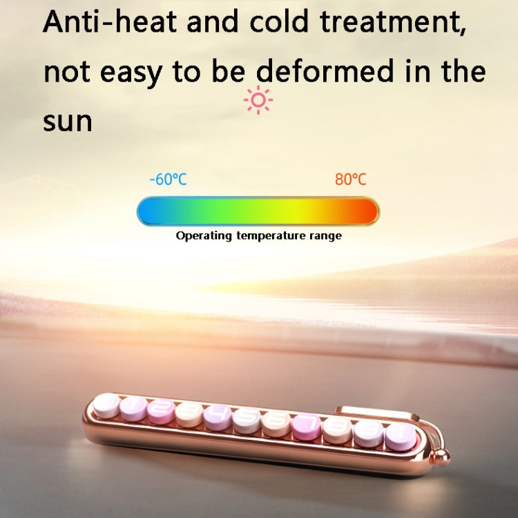 Colorful Car Temporary Parking Number Card, Color: Milk Tea - Parking Card by PMC TechLife | Online Shopping South Africa | PMC TechLife