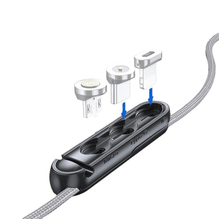 20 PCS Magnetic Suction Tip Storage Portable Anti-Loss Cable Manager(Black) - Cable Organizer by PMC TechLife | Online Shopping South Africa | PMC TechLife