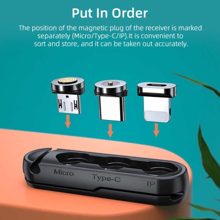 20 PCS Magnetic Suction Tip Storage Portable Anti-Loss Cable Manager(Black) - Cable Organizer by PMC TechLife | Online Shopping South Africa | PMC TechLife