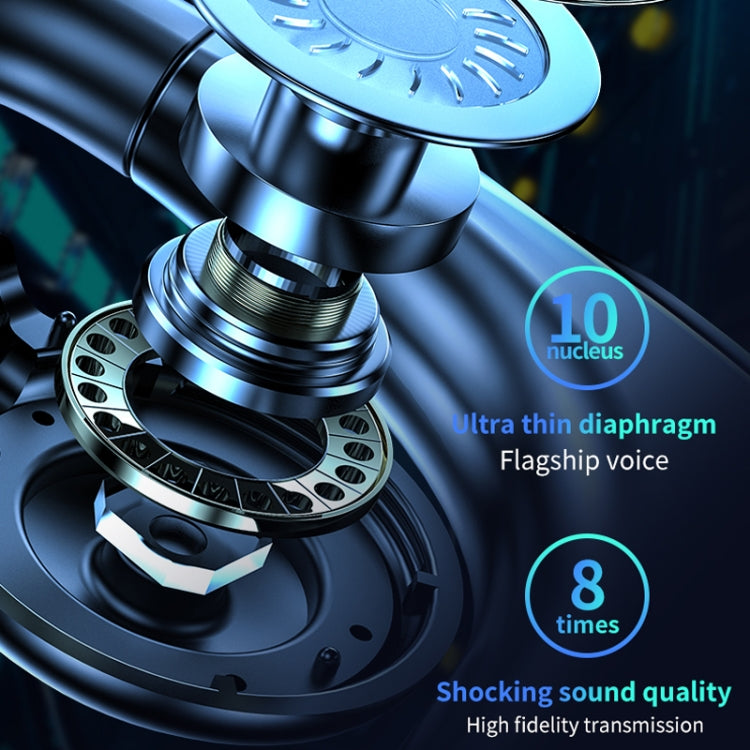 M99 Bluetooth V5.2 Single Earhook Business Headphone(Black+White) - Bluetooth Earphone by PMC TechLife | Online Shopping South Africa | PMC TechLife