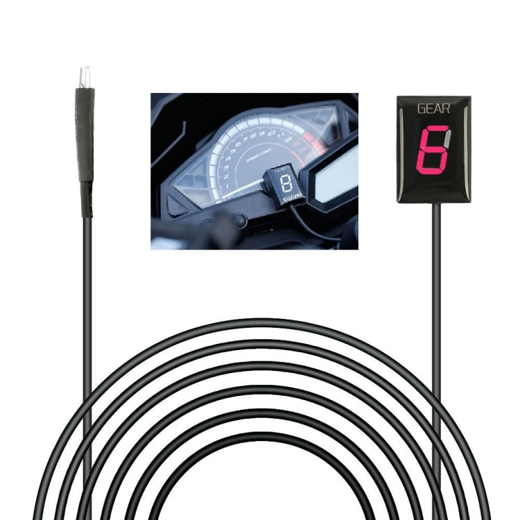 Motorcycle Instrument Gear Display For Suzuki(Red Light) - Electrical Instruments by PMC TechLife | Online Shopping South Africa | PMC TechLife