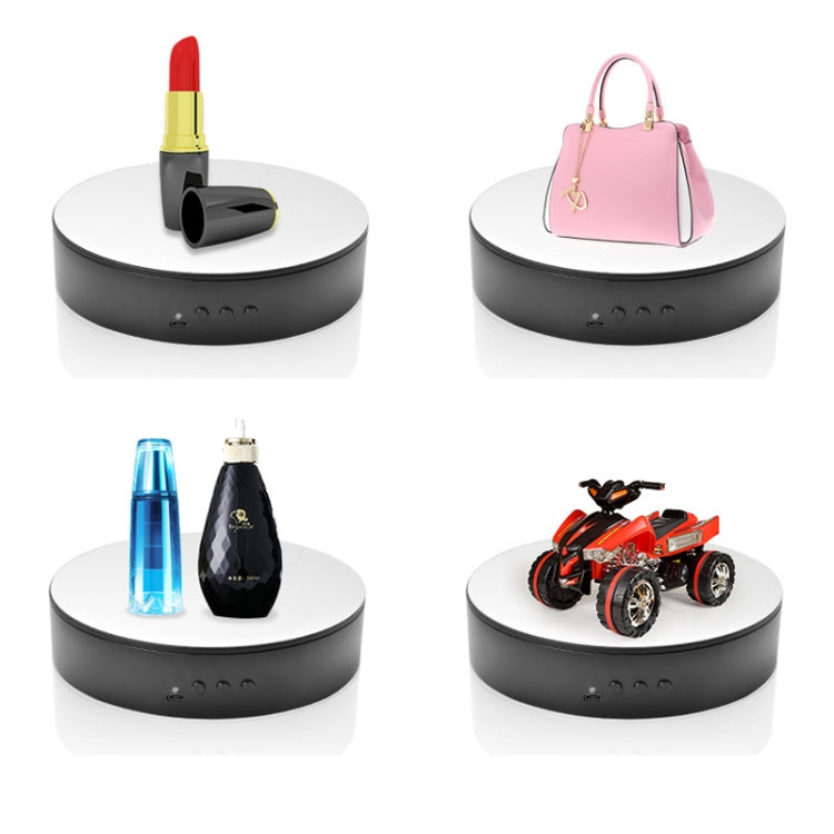 15cm Adjustable Speed Rotating Display Stand Props Turntable(White Mirror) -  by PMC TechLife | Online Shopping South Africa | PMC TechLife