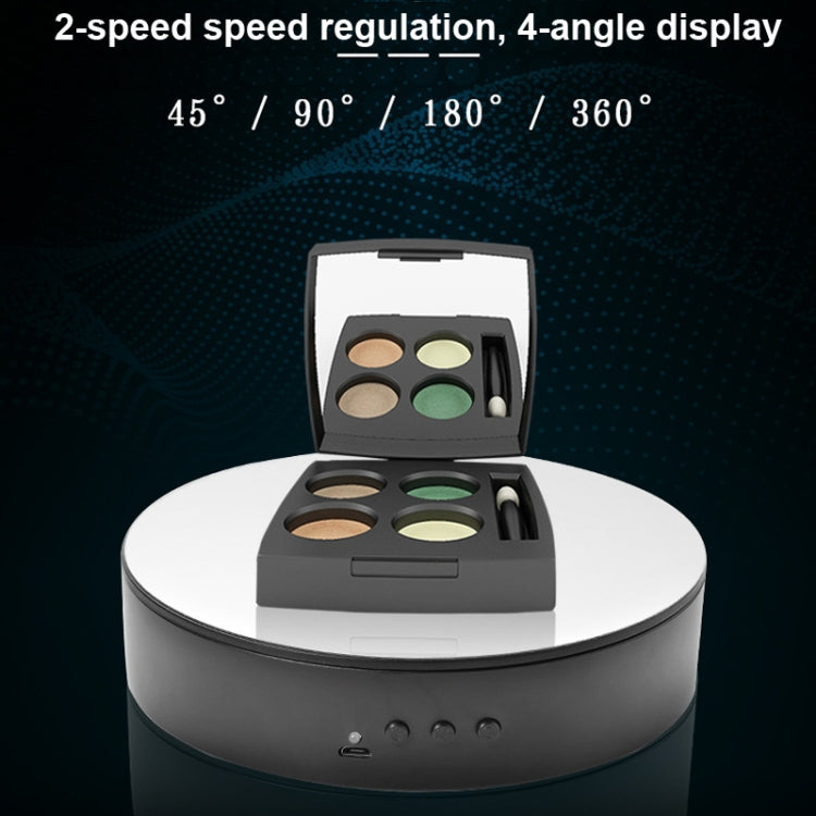 15cm Adjustable Speed Rotating Display Stand Props Turntable(White Mirror) -  by PMC TechLife | Online Shopping South Africa | PMC TechLife