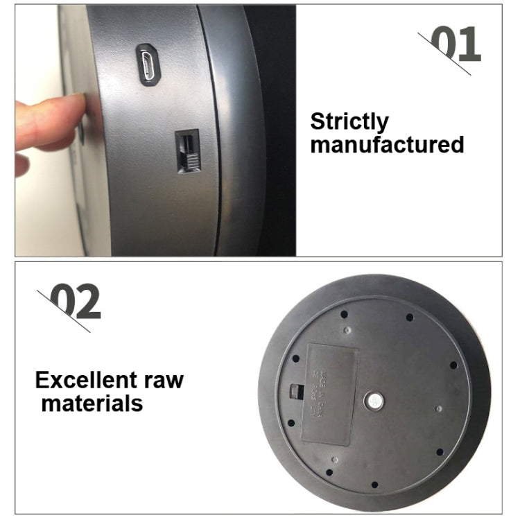 25cm USB Power Rotating Display Stand Video Shooting Props Turntable(Golden Mirror) -  by PMC TechLife | Online Shopping South Africa | PMC TechLife