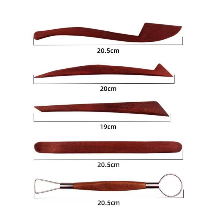 25 in 1 Soft Pottery Clay Sculpture Production Combination Art Supplies Set - Art Supplies by PMC TechLife | Online Shopping South Africa | PMC TechLife