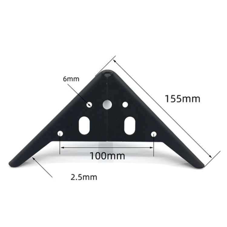 LH-XY-0010 Sofa Cabinet Metal Leg Furniture Leg, Height: 15cm(Gun Black) - Furniture Accessories by PMC TechLife | Online Shopping South Africa | PMC TechLife