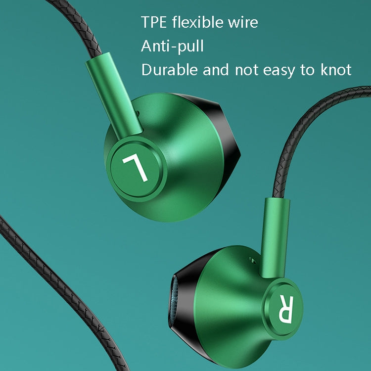 TS6800 3.5mm Metal Elbow Noise Cancelling Wired Game Earphone(Silver Gray) - Normal Style Earphone by PMC TechLife | Online Shopping South Africa | PMC TechLife