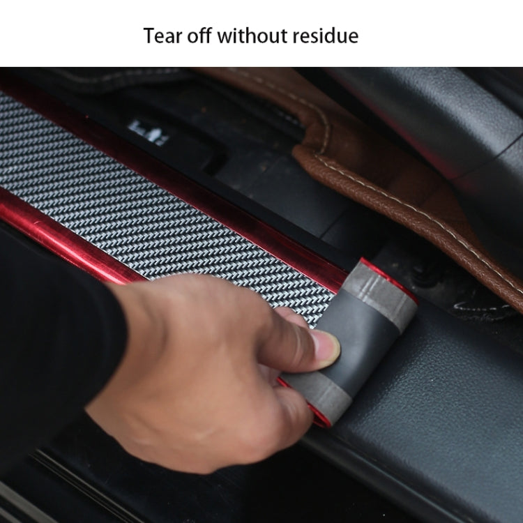 1m Car Bumper Anti-Collision Strip, Color: Carbon Fiber Black 7cm - Decorative Strip by PMC TechLife | Online Shopping South Africa | PMC TechLife