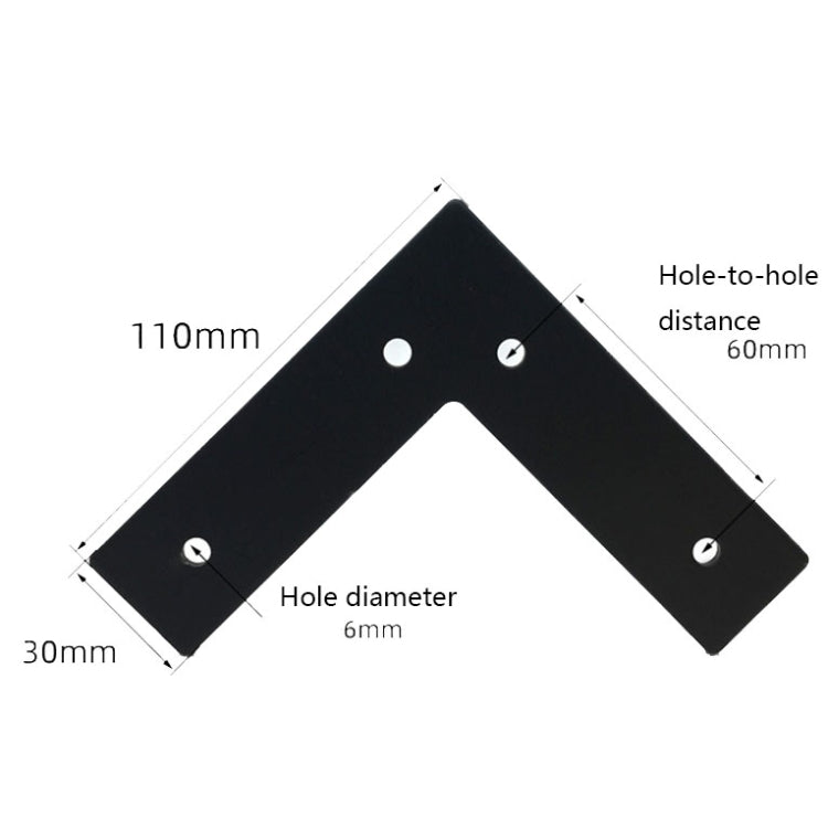 LH-S0006 Metal Furniture Support Legs, Height: 12cm(Titanium) - Furniture Accessories by PMC TechLife | Online Shopping South Africa | PMC TechLife