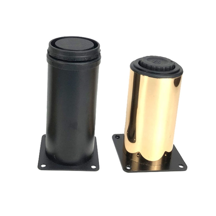 LH-OU050 Thickened Stainless Steel Furniture Support Legs, Height: 12cm(Matte Black) - Furniture Accessories by PMC TechLife | Online Shopping South Africa | PMC TechLife