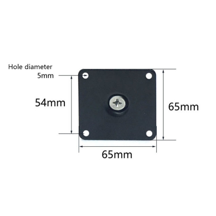 LH-OU050 Thickened Stainless Steel Furniture Support Legs, Height: 12cm(Matte Black) - Furniture Accessories by PMC TechLife | Online Shopping South Africa | PMC TechLife