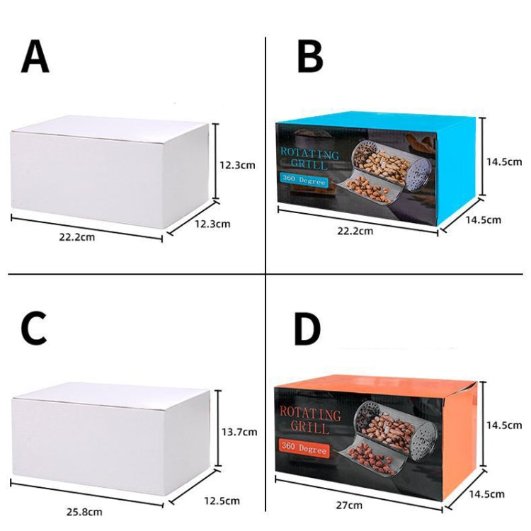 D Type 14 x 23cm  Stainless Steel Roasting Cage Oven Peanut Chestnut Cage - Bulit-in Ovens & Accessories by PMC TechLife | Online Shopping South Africa | PMC TechLife