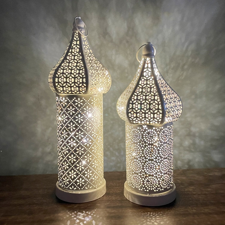 Moroccan Hollow LED Wrought Iron Decorative Lamp, Spec: Medium - Holiday Lights by PMC TechLife | Online Shopping South Africa | PMC TechLife