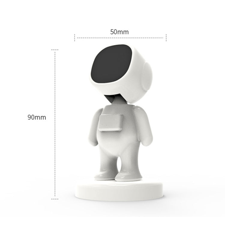 TOPFREE Astronaut Car Bracket Magnetic Adhesive Paste Navigation Car Phone Bracket(White) - Car Holders by PMC TechLife | Online Shopping South Africa | PMC TechLife