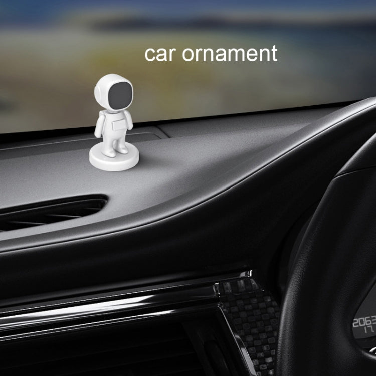 TOPFREE Astronaut Car Bracket Magnetic Adhesive Paste Navigation Car Phone Bracket(White) - Car Holders by PMC TechLife | Online Shopping South Africa | PMC TechLife