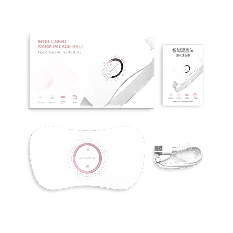 Electric Heating Uterus Warming Belt, Specification: English(White) - free shipping - PMC TechLife - Order now!