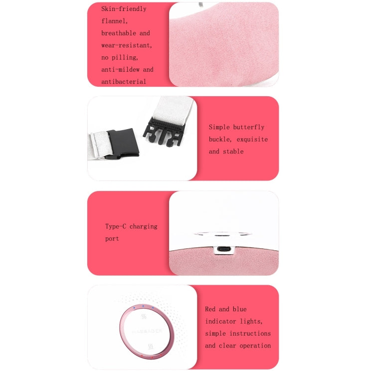 Electric Heating Uterus Warming Belt, Specification: English(White) - free shipping - PMC TechLife - Order now!