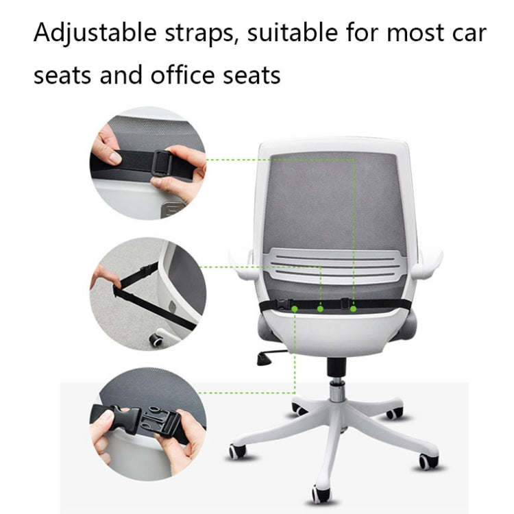 QFC040 U-shaped TThickened Memory Foam Car Seat Cushion(Grey) - Seat Accessories by PMC TechLife | Online Shopping South Africa | PMC TechLife