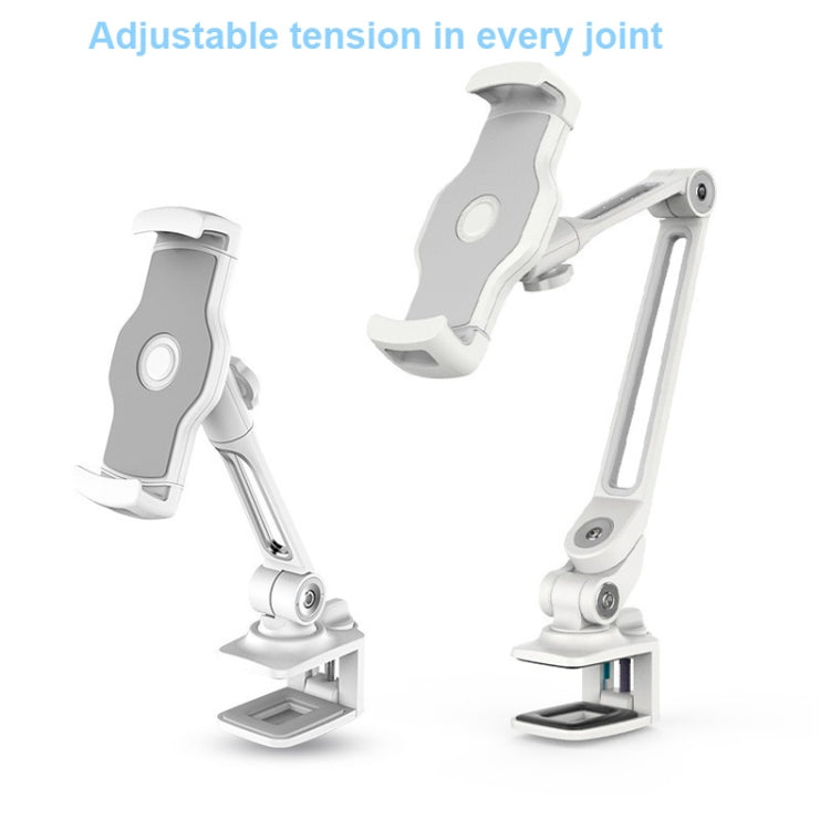 203B Snap-On Lazy Mobile Phone Bracket Bedside Desktop Tablet Bracket(White) - Lazy Bracket by PMC TechLife | Online Shopping South Africa | PMC TechLife