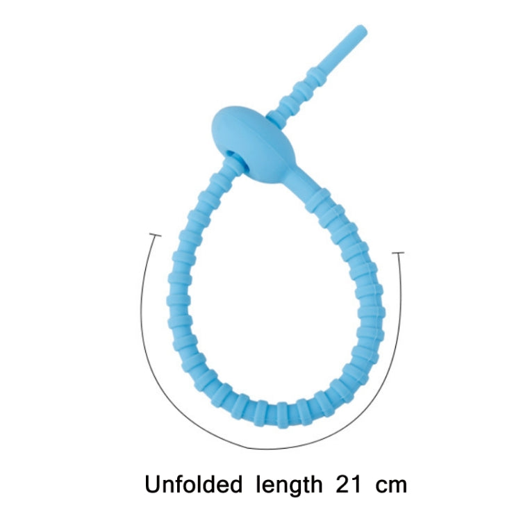 20 PCS Silicone Data Cable Storage Strap Cable Organizer(Green) - Cable Organizer by PMC TechLife | Online Shopping South Africa | PMC TechLife | Buy Now Pay Later Mobicred