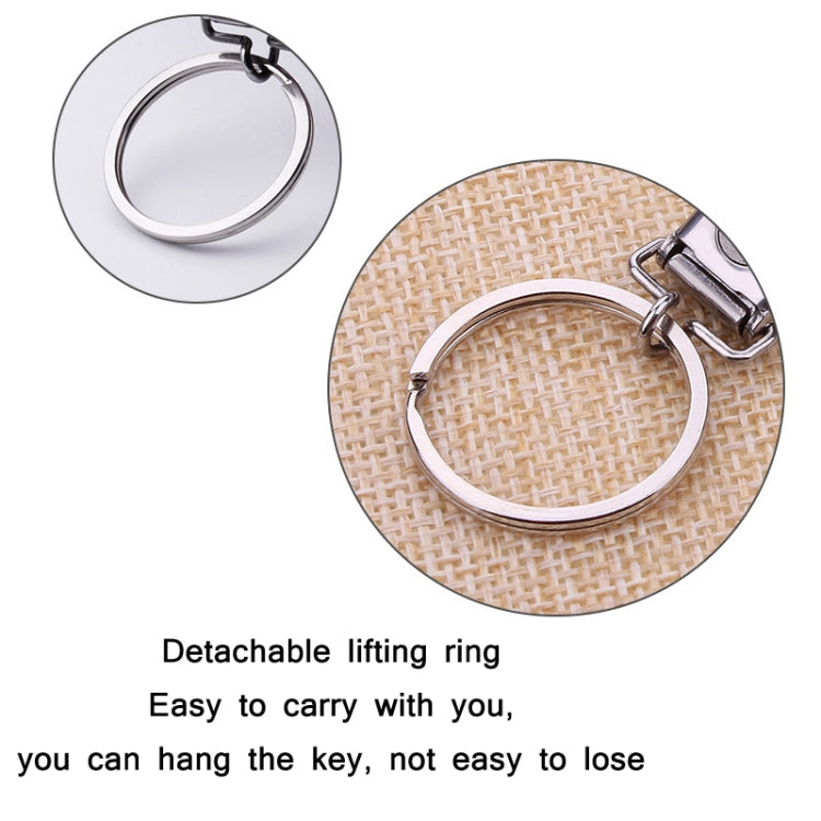 Stainless Steel Folding Nail Clippers with Keychain(Silver) - Nail Clipper by PMC TechLife | Online Shopping South Africa | PMC TechLife | Buy Now Pay Later Mobicred