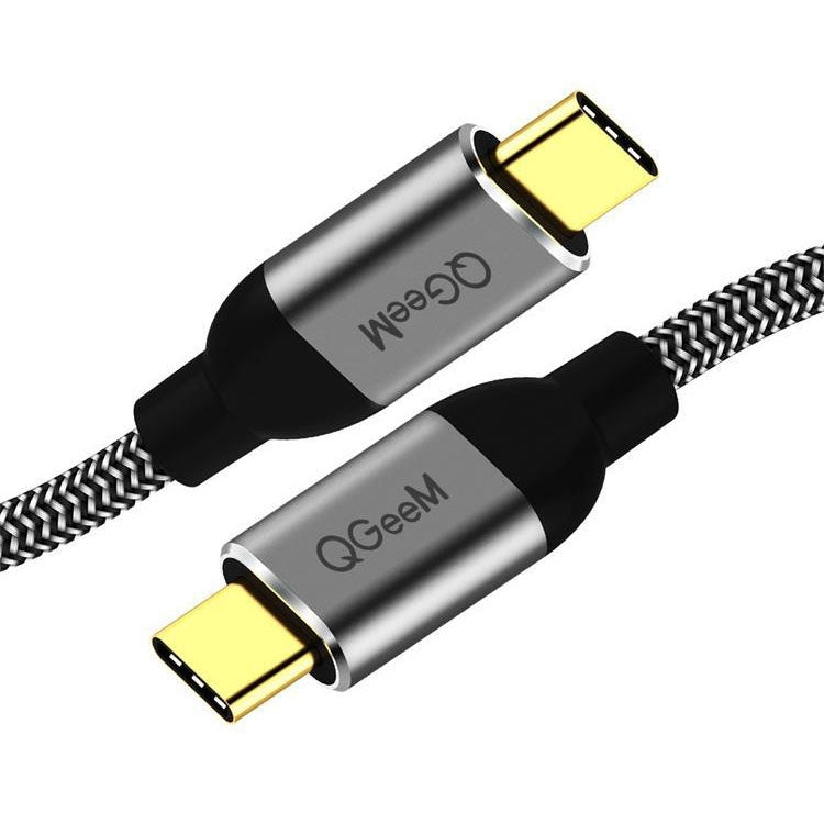 QGeeM QG-CC03 Type-C to Type-C USB3.1 Data Cable, Length: 1.2m(Black) - free shipping - PMC TechLife - Order now!