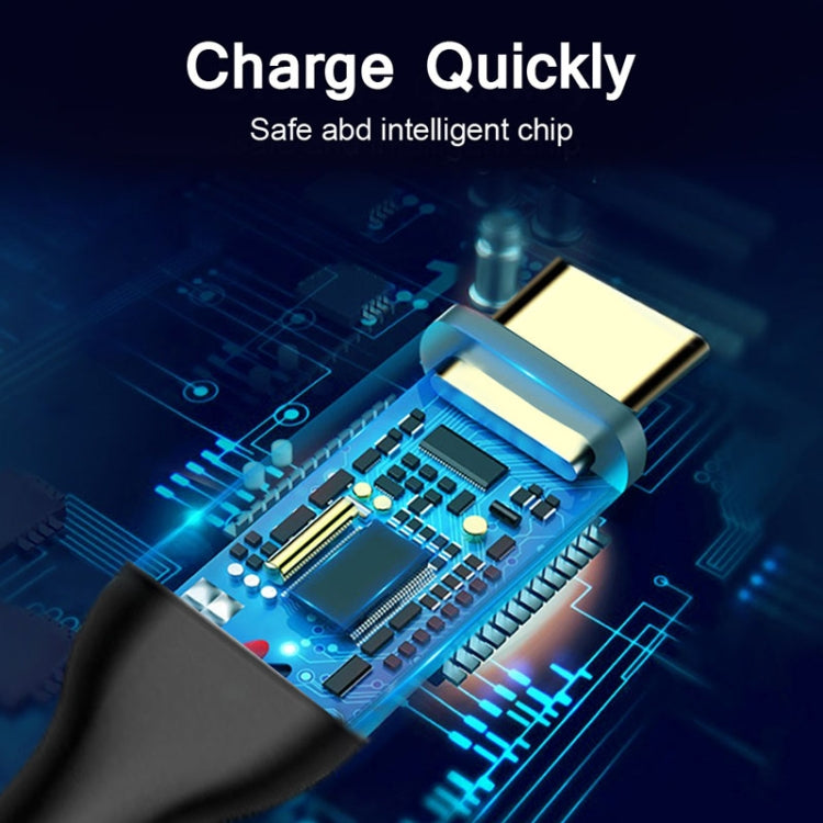 QGeeM QG-CC03 Type-C to Type-C USB3.1 Data Cable, Length: 1.2m(Black) - free shipping - PMC TechLife - Order now!