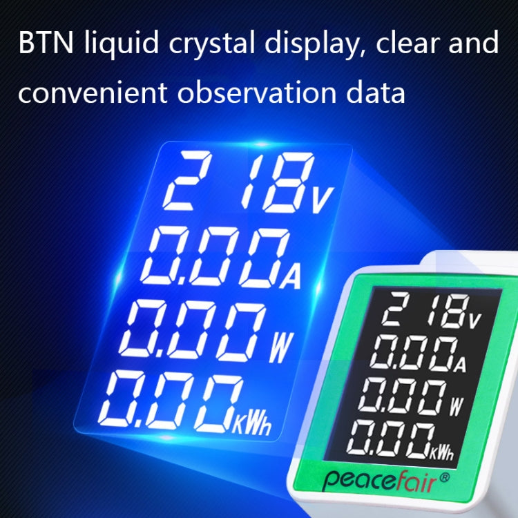 Peacefair PZEM-008 4 In 1 Multifunctional AC Digital Display Rail Monitor - free shipping - PMC TechLife - Order now!