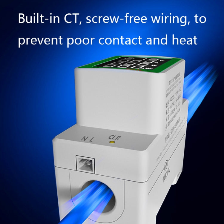 Peacefair PZEM-008 4 In 1 Multifunctional AC Digital Display Rail Monitor - free shipping - PMC TechLife - Order now!