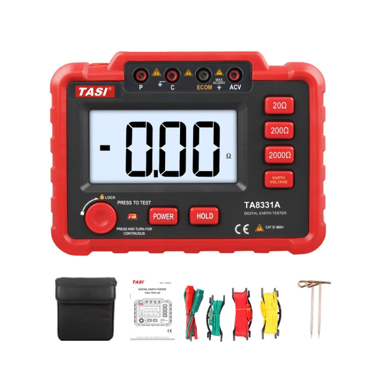 TASI TA8331A Ground Resistance Tester High Accuracy Digitally Ground Resistance Meter - free shipping - PMC TechLife - Order now!