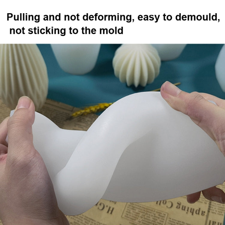 Scented Candle Silicone Mold DIY Handmade Soap Mold, Specification: Sector - Arts & Crafts by PMC TechLife | Online Shopping South Africa | PMC TechLife